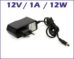 Zasilacz wtyczkowy sieciowy 12V / 1A   2,1/5,5