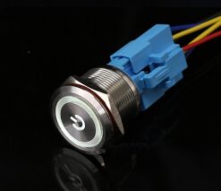Przełącznik hermetyczny 250V 3A monostabilny 22 mm ( biały )