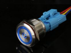 Przełącznik hermetyczny 250V 3A monostabilny 22 mm ( niebieski )