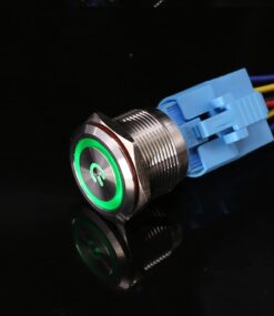 Przełącznik hermetyczny 250V 3A monostabilny 22 mm ( zielony )
