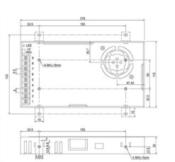 Alternative view of Zasilacz modułowy LED LRS-350-12 (12V 350W 29,20A)