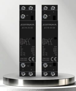Stycznik Modułowy 1-FAZOWY 25A 2P 2NO cewka 230VAC ( black edition ) - obrazek 3