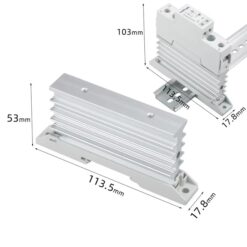 Przekaźnik SSR 40A DC-AC 3-32VDC / 24-280VAC ( TRA23D40L ) - obrazek 4