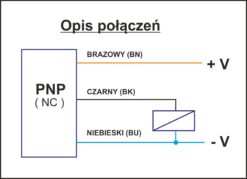 Czujnik Zbliżeniowy Pojemnościowy M30 PNP (NC) Sn-15 - obrazek 3