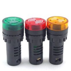 Alternative view of Lampka-kontrolka migająca LED z buzzerem  230V ( AD16-22SM )