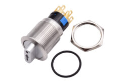 Przełącznik podświetlany LED 9-24V (niebieski) 22mm - obrazek 5