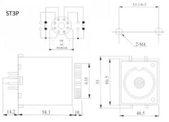 Alternative view of Przekaźnik czasowy ST3p / A-B / 230VAC ( 1s. 10s. 60s. 6min. )