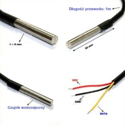 Alternative view of Czujnik temperatury DS18B20 / 1m