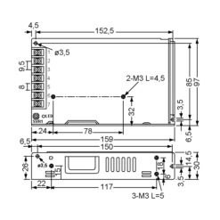 Zasilacz modułowy LED LRS-150-24 (24V 150W 6,25A) - obrazek 5