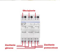 Modułowy przełącznik zasilania (MTS) I-0-II 3P 63A - obrazek 6