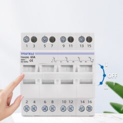 Modułowy przełącznik zasilania (MTS) I-0-II 4P 63A