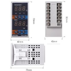 Alternative view of Regulator temperatury / Timer THE-2000 + Sonda
