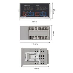 Alternative view of Regulator temperatury / Timer THF-2000 + Sonda