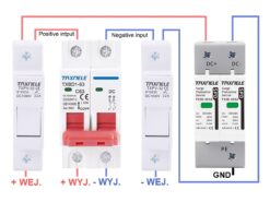 Wyłącznik nadprądowy Bezpiecznik MCB DC 1000V 6kA 2P C40A - obrazek 6