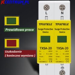 Alternative view of Ogranicznik Ochronnik Przepięć 4P T2 (C) 60kA AC