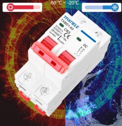 Wyłącznik nadprądowy Bezpiecznik MCB DC 1000V 6kA 2P C40A - obrazek 3
