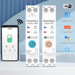 Przekaźnik WiFi z pomiarem prądu ( TXCB2-TWM ) 40A - obrazek 2