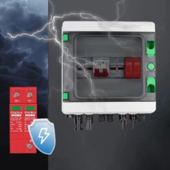 Rozdzielnica PV 2 Stringi Fotowoltaika 600V DC / 15A / 40kA / IP65 ( 2 IN / 1 OUT ) - obrazek 4