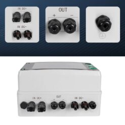 Rozdzielnica PV 2 Stringi Fotowoltaika 600V DC / 15A / 40kA / IP65 ( 2 IN / 1 OUT ) - obrazek 7