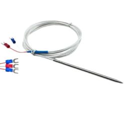 Czujnik temperatury Pt100 (4x100mm, 5m) -80...200°C z końcówką igłową