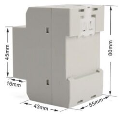 Alternative view of Miernik 6w1 D52-2047 200-450V 100A szyna DIN
