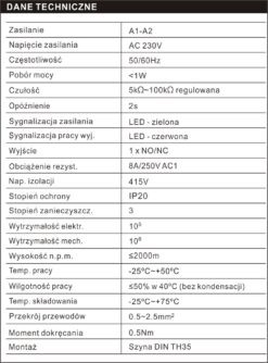 Regulator poziomu cieczy RD-LC1 - obrazek 2