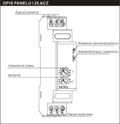 Alternative view of Przekaźnik czasowy Reletek RS-TB13 ( opóźnione wyłączenie )
