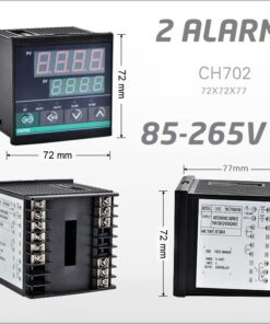Regulator temperatury PID CH702 / 2 alarmy ( 85-265V AC )