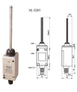 Wyłącznik krańcowy HL-5301 Krańcówka sprężyna