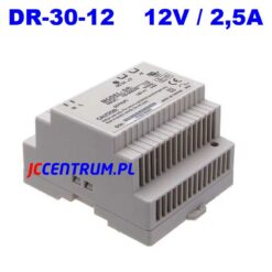 Zasilacz na szynę DR-30-12 ( 30W, 12V, 2,50A )