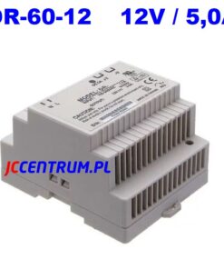 Zasilacz na szynę DR-60-12 ( 60W, 12V, 5,0A )