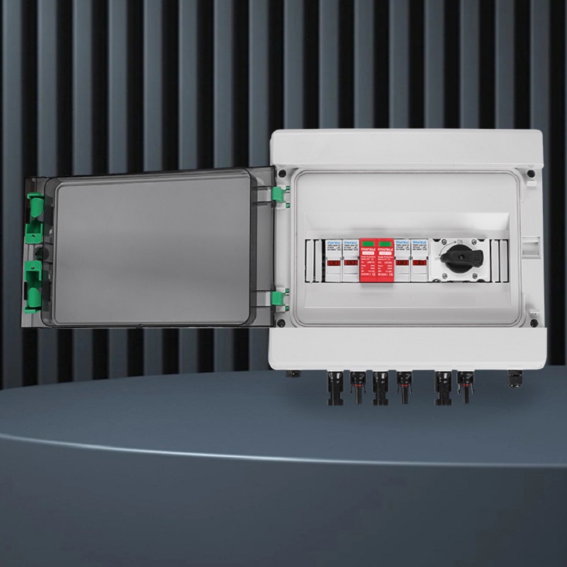 Rozdzielnica PV 2 Stringi 600V DC / 15A / 40kA / IP65 ( 2 IN / 1 OUT ) - obrazek 4