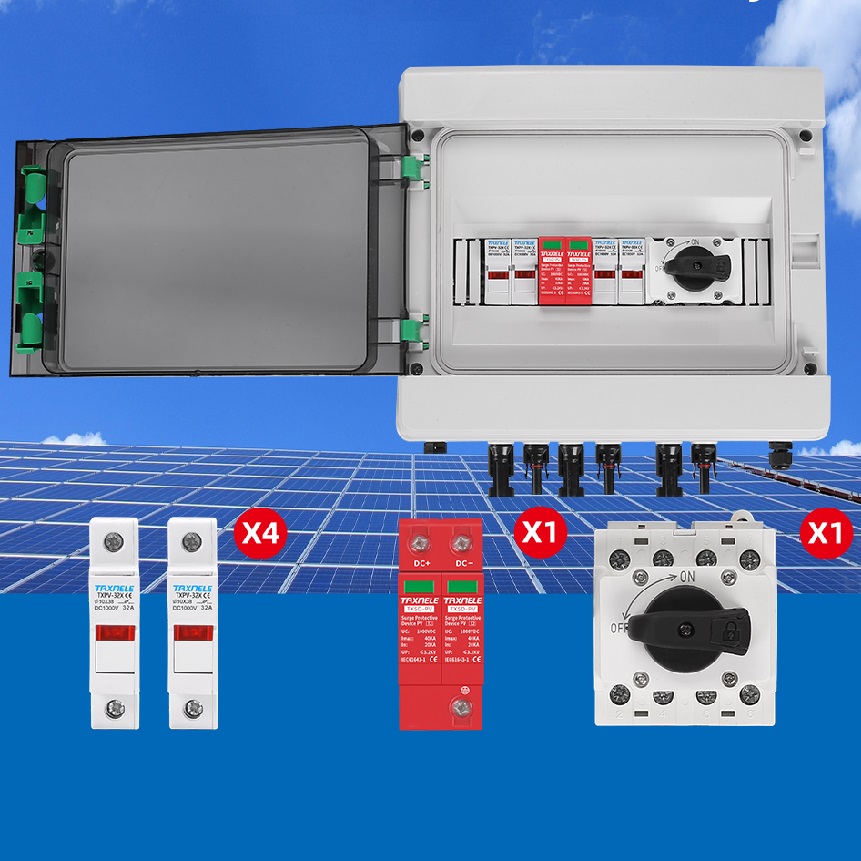 Rozdzielnica PV 2 Stringi 600V DC / 15A / 40kA / IP65 ( 2 IN / 1 OUT ) - obrazek 6