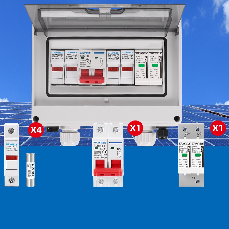 Rozdzielnica PV 2 Stringi 1000V DC / 15A / 40kA / IP65 ( 2 IN / 1 OUT ) - obrazek 4