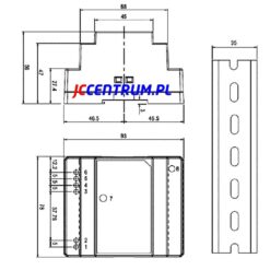 Alternative view of Zasilacz na szynę DR-30-12 ( 30W, 12V, 2,50A )