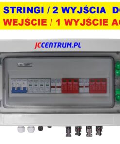 ROZDZIELNICA PV 1000V DC/AC 2 STRINGI 3-FAZOWA (IP65)