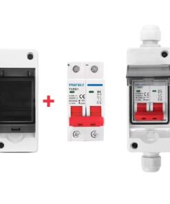 Alternative view of WYŁĄCZNIK ROZŁĄCZNIK SOLAR PV 2P / 600VDC ( 6, 10, 16, 20, 25, 32A - WYBÓR)