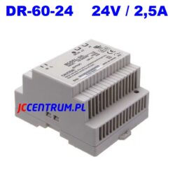 Zasilacz na szynę DR-60-24 ( 60W, 24V, 2,5A )