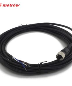 Przewód Czujnik Zbliżeniowy M12 4-PIN 15m ( wtyk prosty )