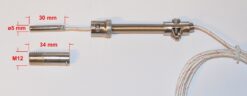 Alternative view of TERMOPARA K ( 0-800℃ ) 2m 5x30 M12