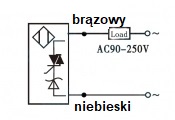 Alternative view of Czujnik Indukcyjny M30 (NC) Sn-15 (2-przew) 90-250V
