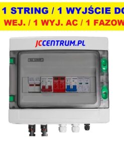ROZDZIELNICA PV 600V DC/AC 1 STRING 1 FAZOWA FOTOWOLTAIKA IP65