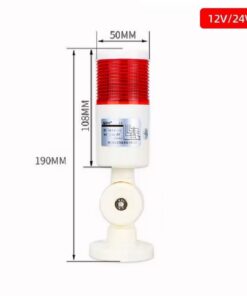 Wieża Kolumna sygnalizacyjna ( 1-moduł ) LED 12-24V DC/AC + buzzer