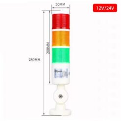 Wieża Kolumna sygnalizacyjna ( 3-moduły ) LED 12-24V DC/AC