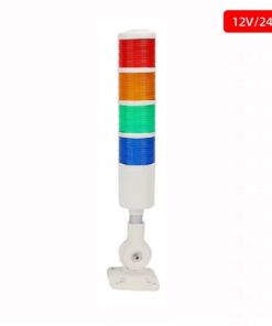 Wieża Kolumna sygnalizacyjna ( 4-moduły ) LED 12-24V DC/AC + buzzer