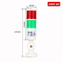 Wieża Kolumna sygnalizacyjna ( 2-moduły ) LED 230V AC