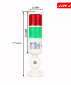 Wieża Kolumna sygnalizacyjna ( 2-moduły ) LED 230V AC + buzzer