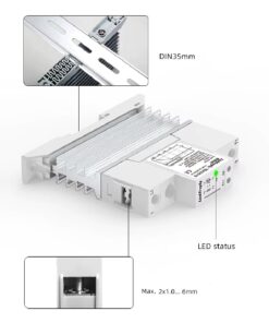 Przekaźnik SSR 25A DC-AC 3-32VDC / 24-280VAC ( TRA23D25L ) - obrazek 3