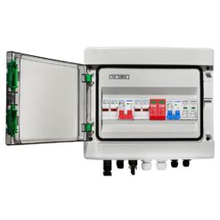 Alternative view of ROZDZIELNICA PV 1000V DC/AC 2 STRINGI ( 2IN/1OUT) 1 FAZOWA FOTOWOLTAIKA IP65