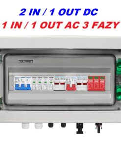 ROZDZIELNICA PV 1000V DC/AC 2 STRINGI 3 FAZOWA FOTOWOLTAIKA IP65